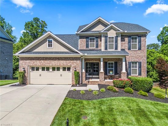Two-story brick and siding home with curb appeal sold by Rob Herald in Winston-Salem North Carolina
